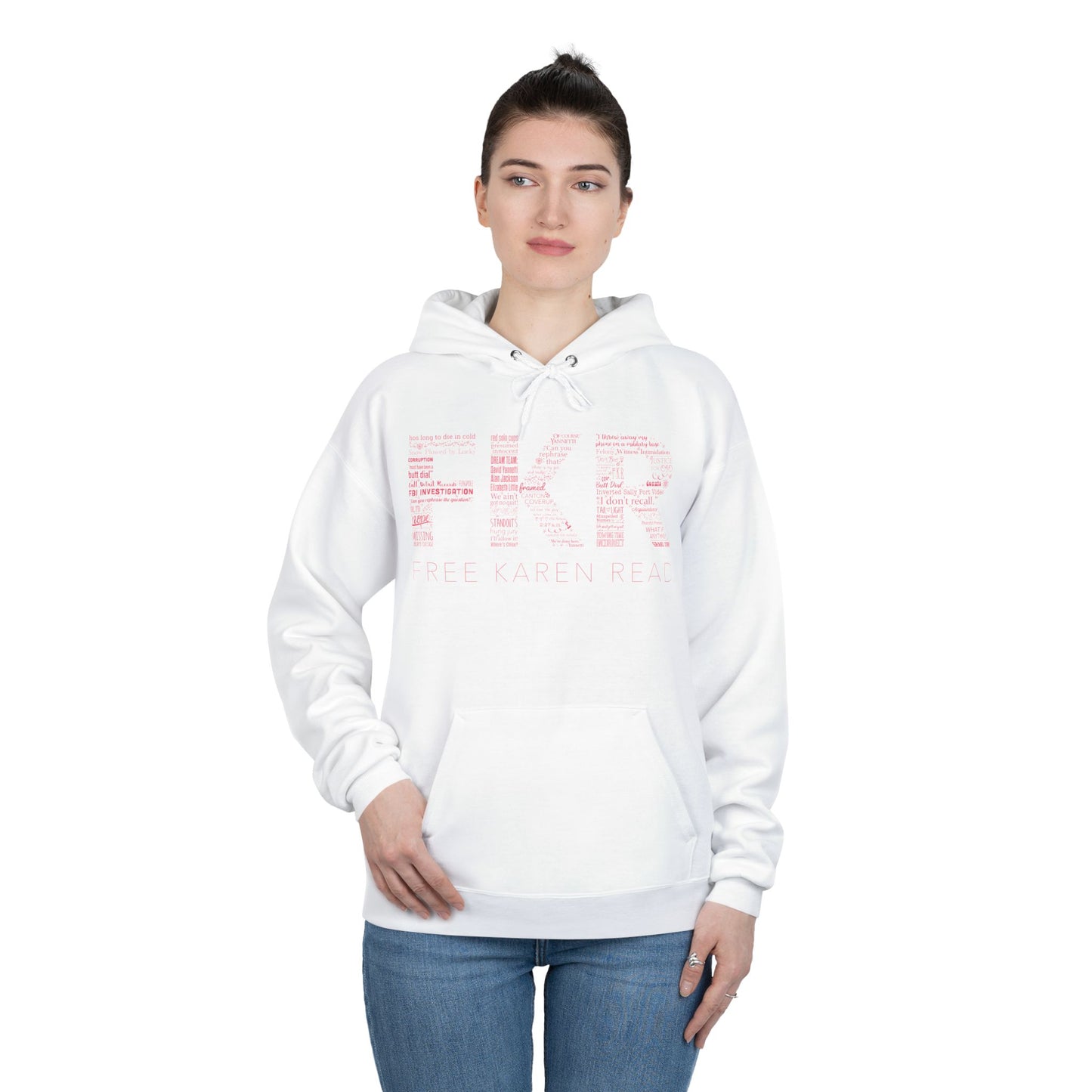 Free Karen Read Hoodie / FKR Filled Letters Shirt Karen Read Trial Gift