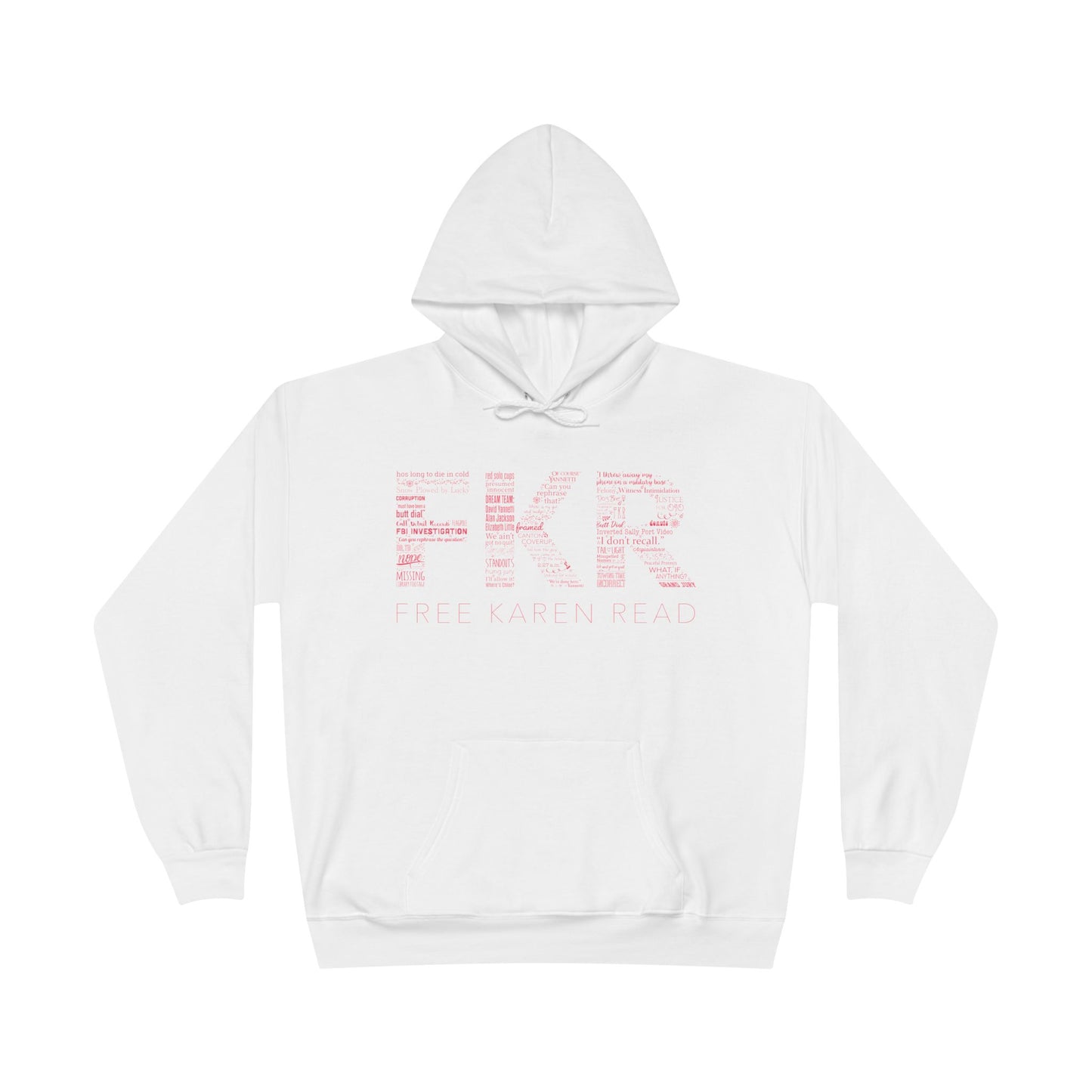 Free Karen Read Hoodie / FKR Filled Letters Shirt Karen Read Trial Gift