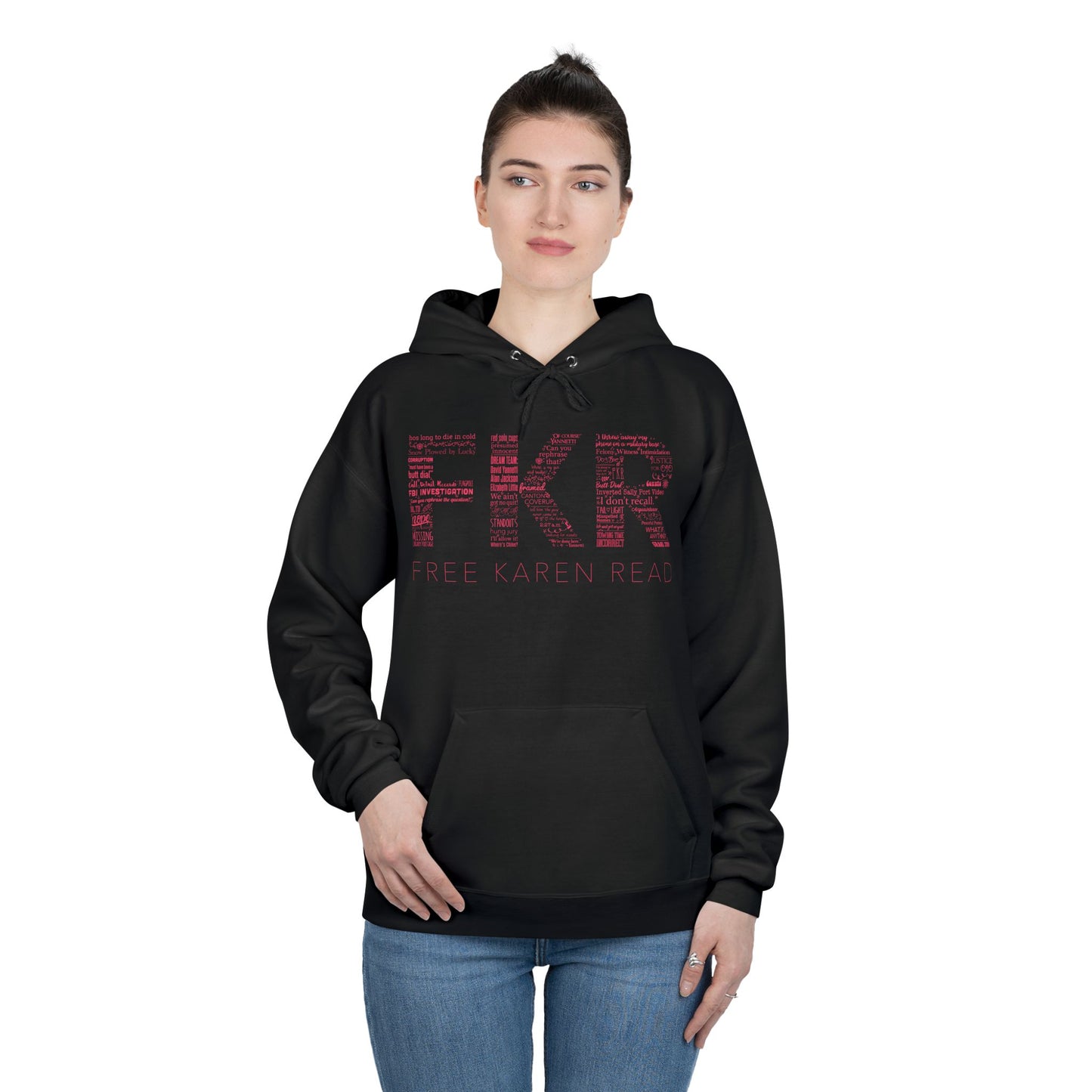 Free Karen Read Hoodie / FKR Filled Letters Shirt Karen Read Trial Gift