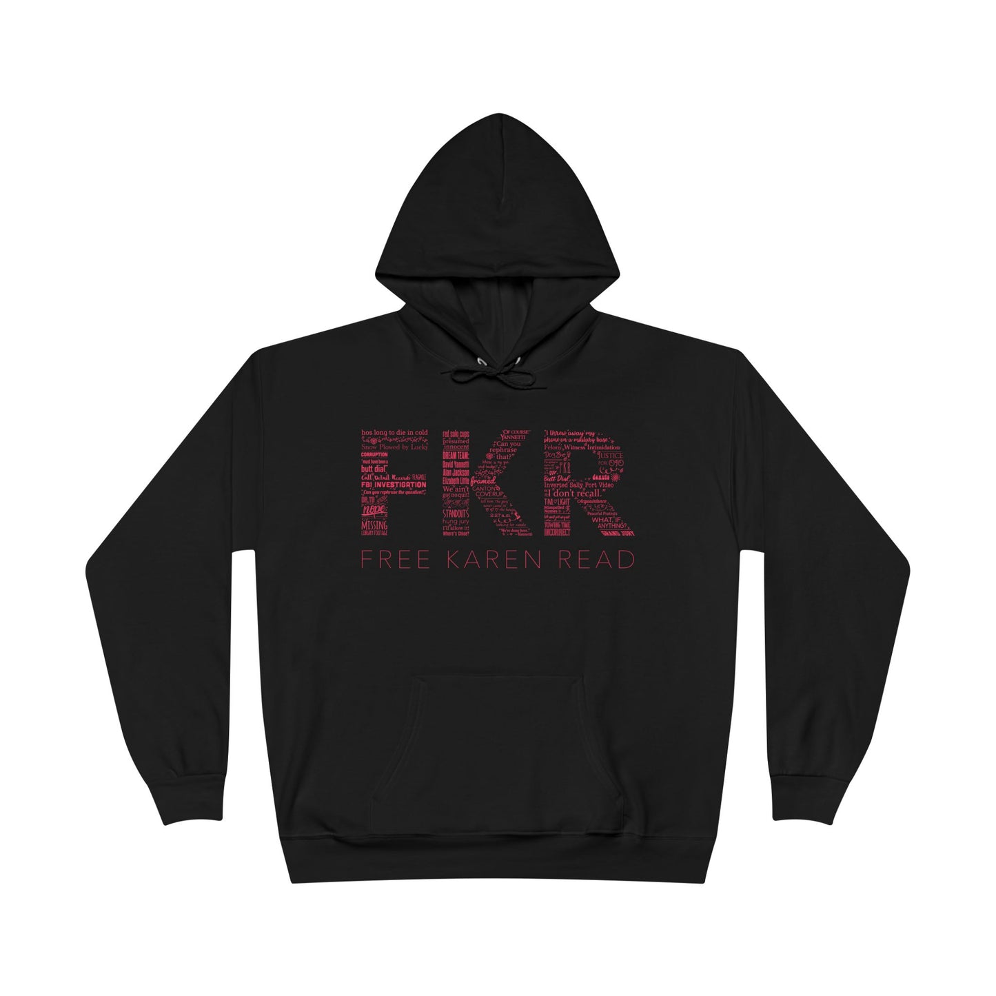 Free Karen Read Hoodie / FKR Filled Letters Shirt Karen Read Trial Gift