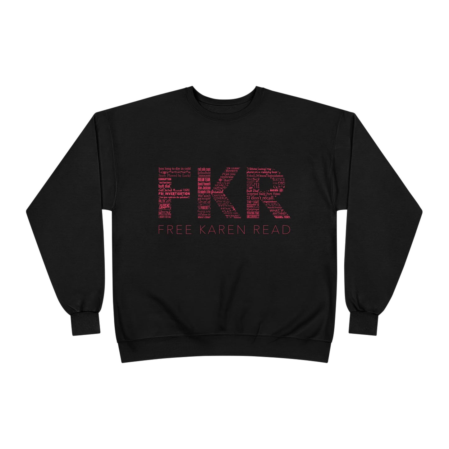 Free Karen Read Sweatshirt / FKR Filled Letters Shirt Karen Read Trial Gift