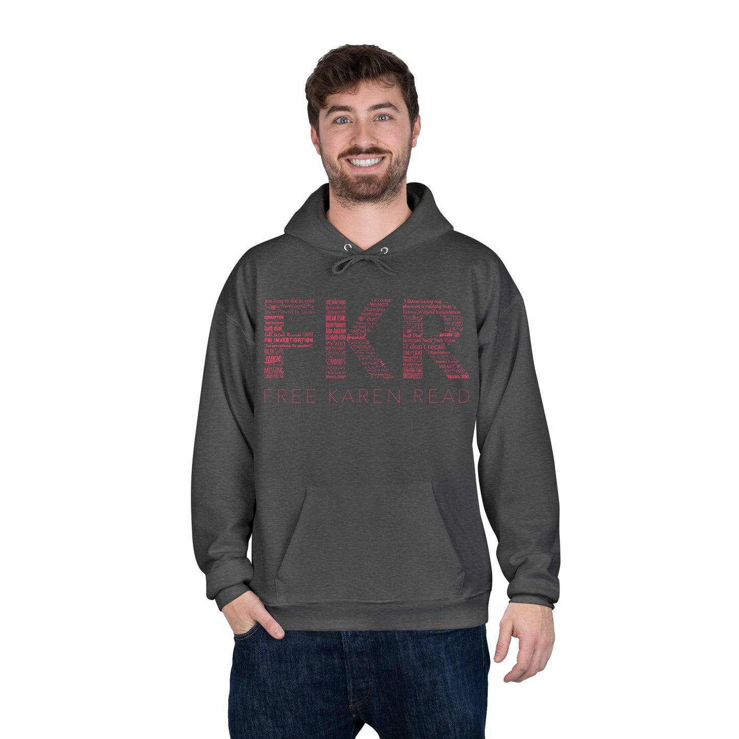 Free Karen Read Hoodie / FKR Filled Letters Shirt Karen Read Trial Gift