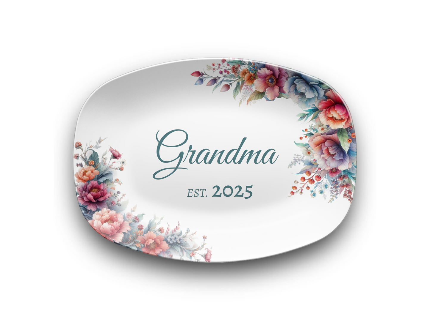 Customized Grandma Platter / Mother's Day Gift for Grandma / Personalized Gift for New Mom