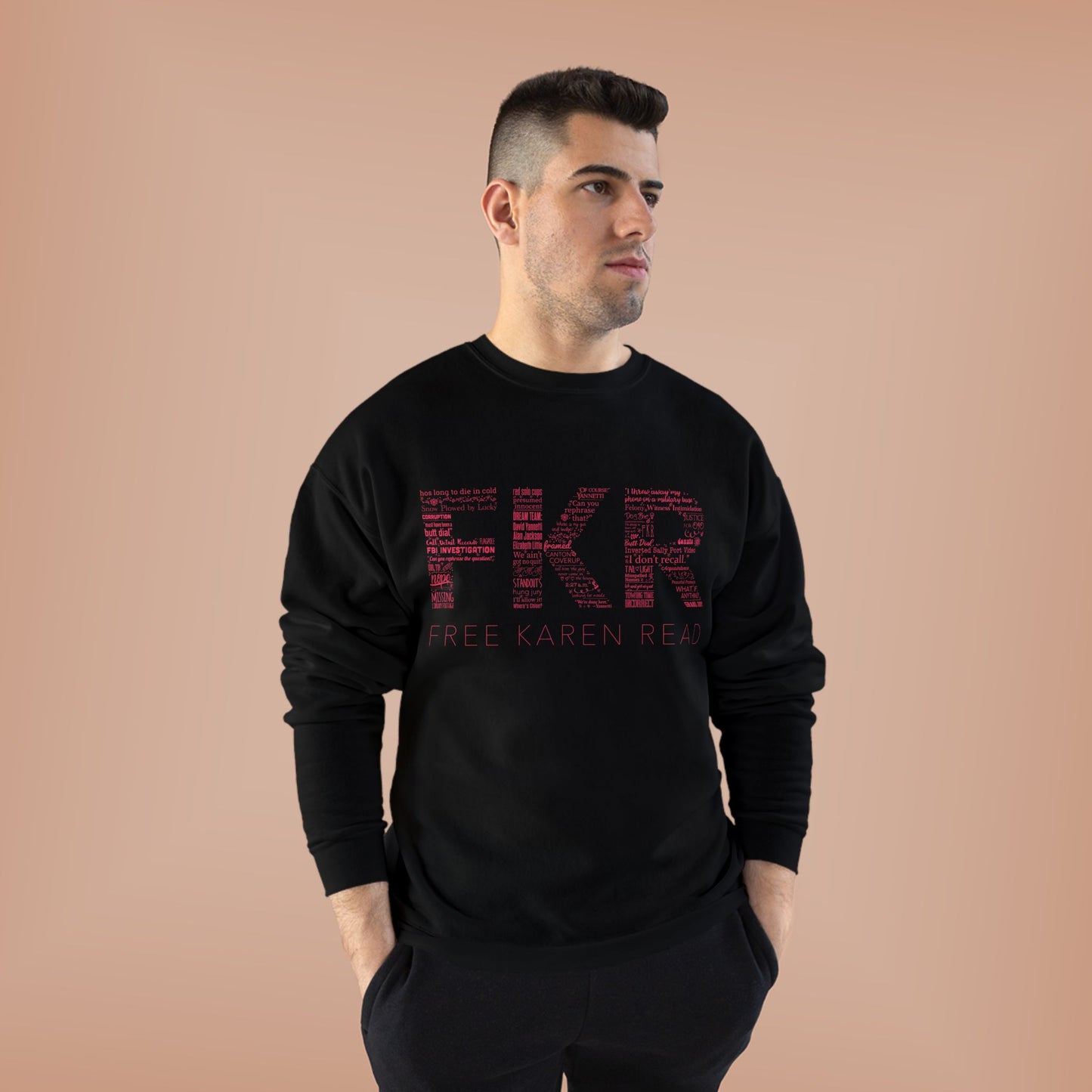 Free Karen Read Sweatshirt / FKR Filled Letters Shirt Karen Read Trial Gift