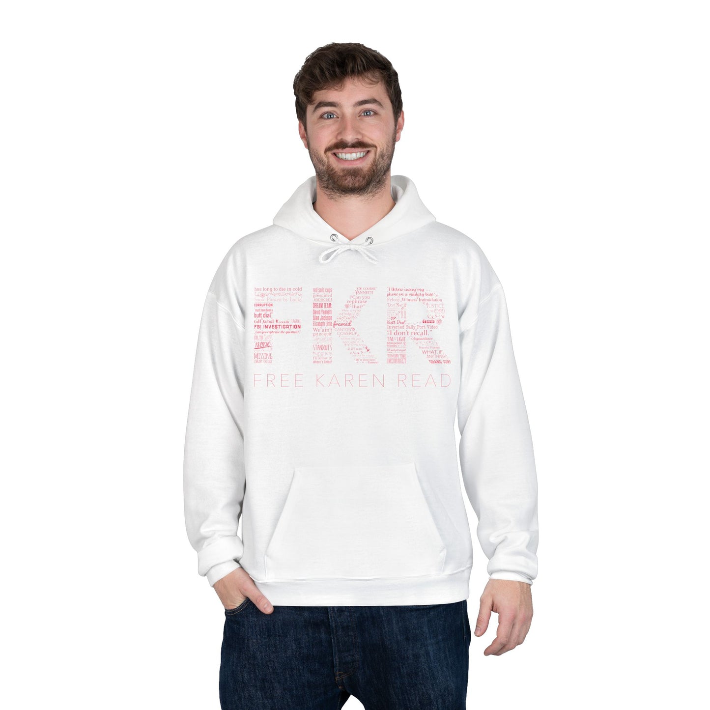 Free Karen Read Hoodie / FKR Filled Letters Shirt Karen Read Trial Gift
