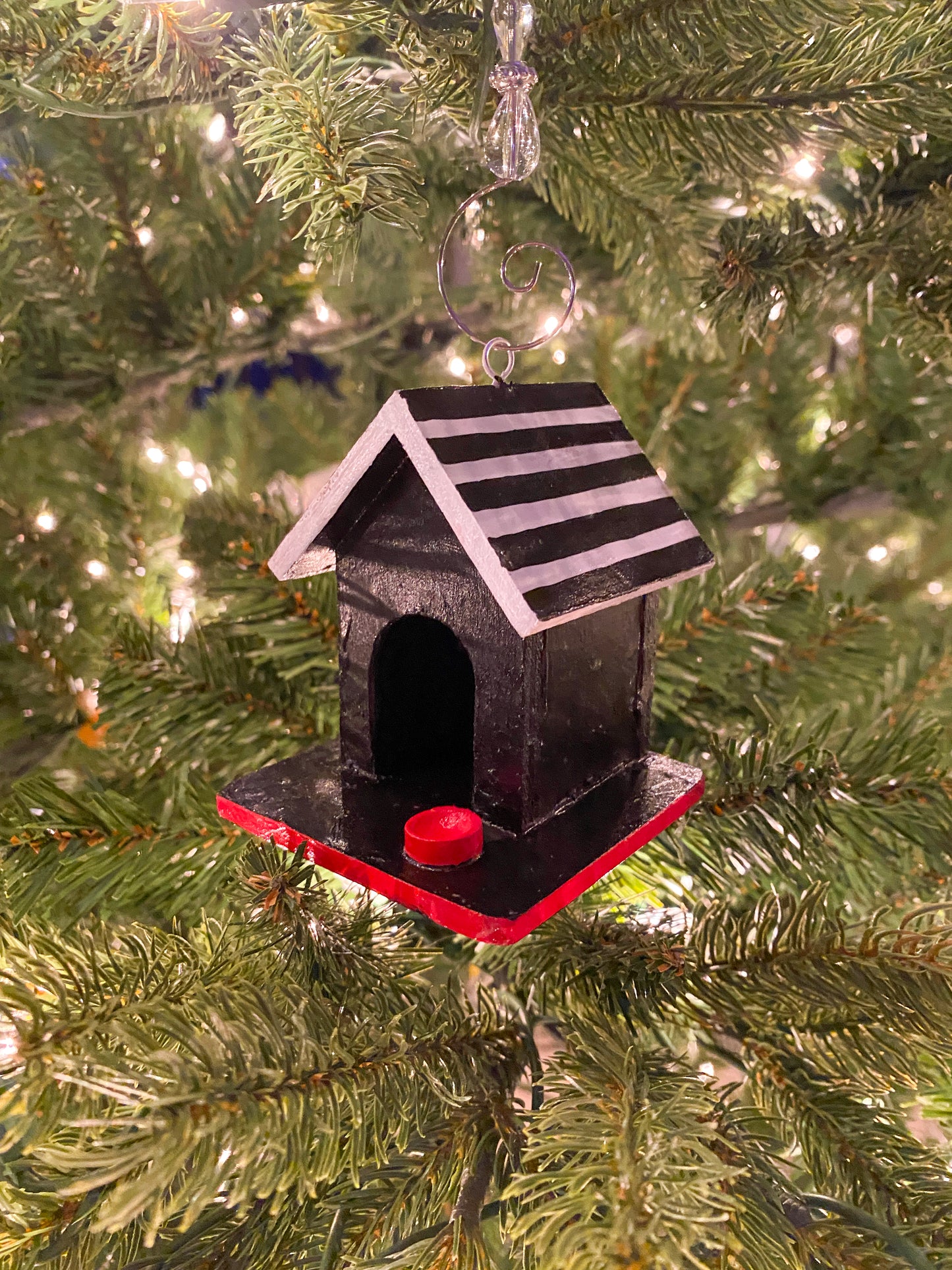 Mini Dog House Birdhouse Ornament