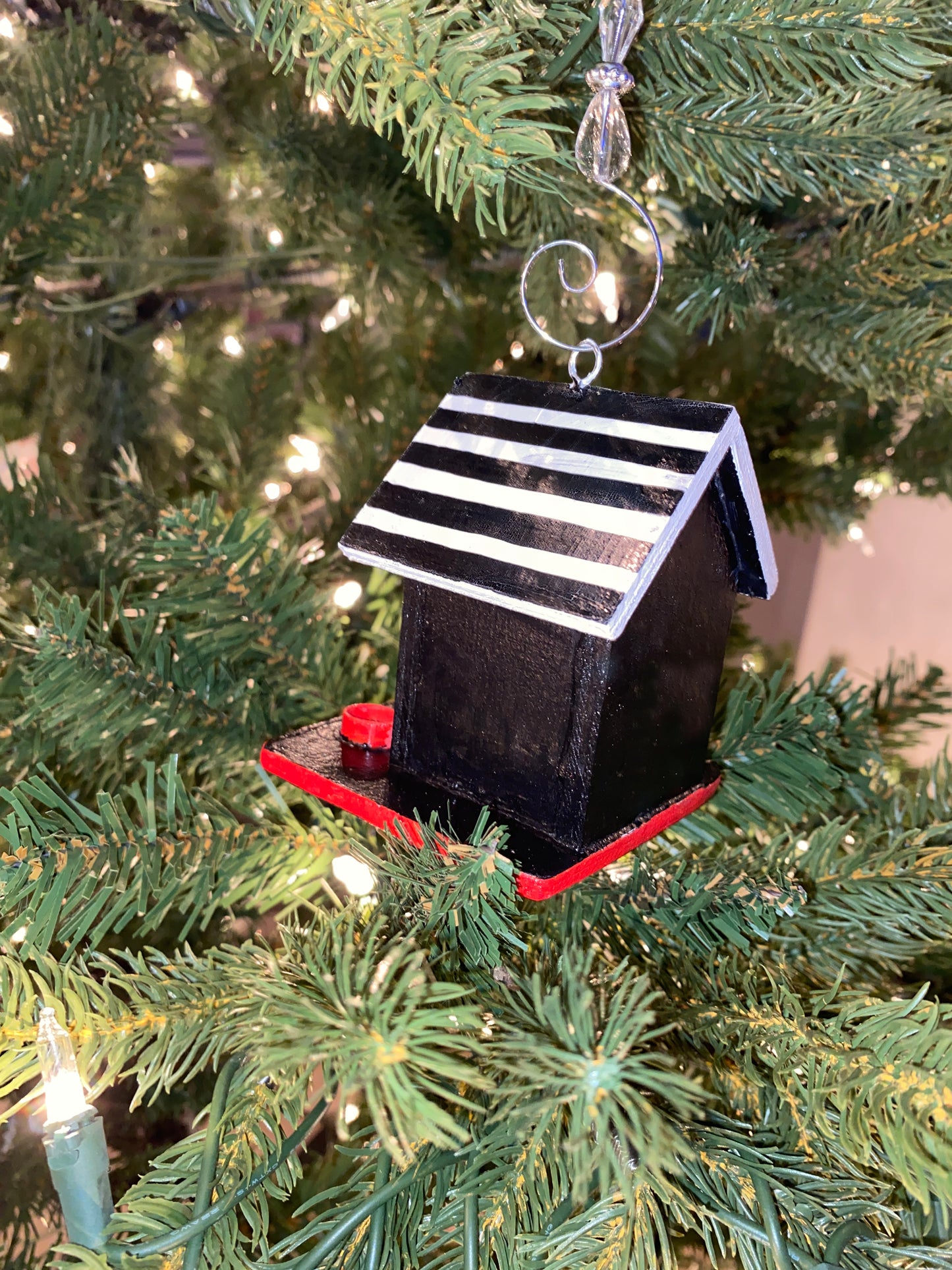 Mini Dog House Birdhouse Ornament