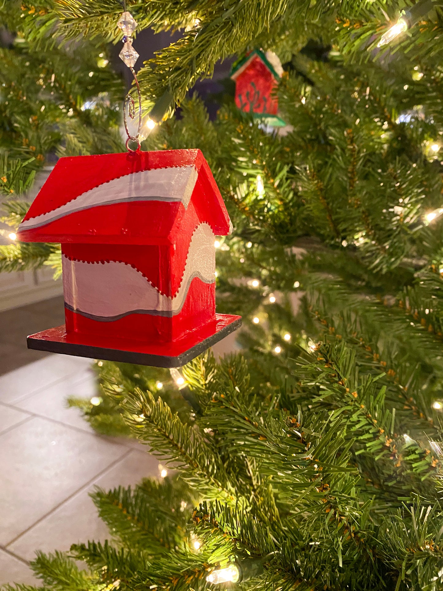 Mini Soda Pop Splash Birdhouse Ornament