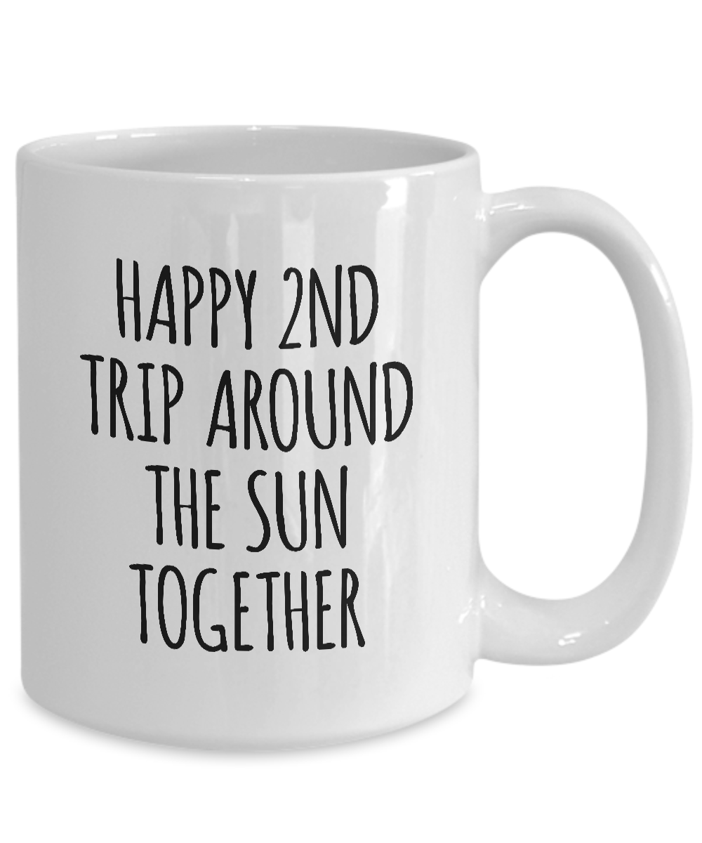 Happy 2nd Trip Around the Sun Together Mug