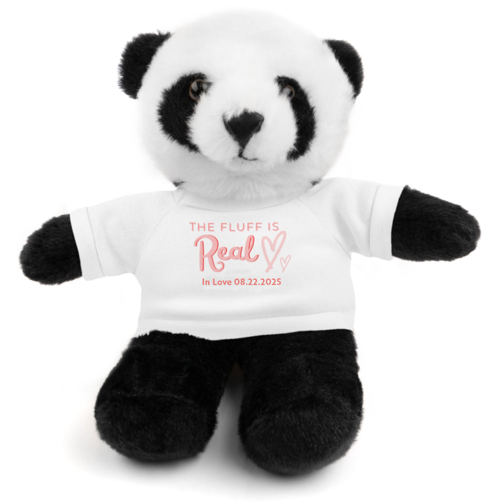 Stuffed Animal with The Fluff is Real Personalized Tee