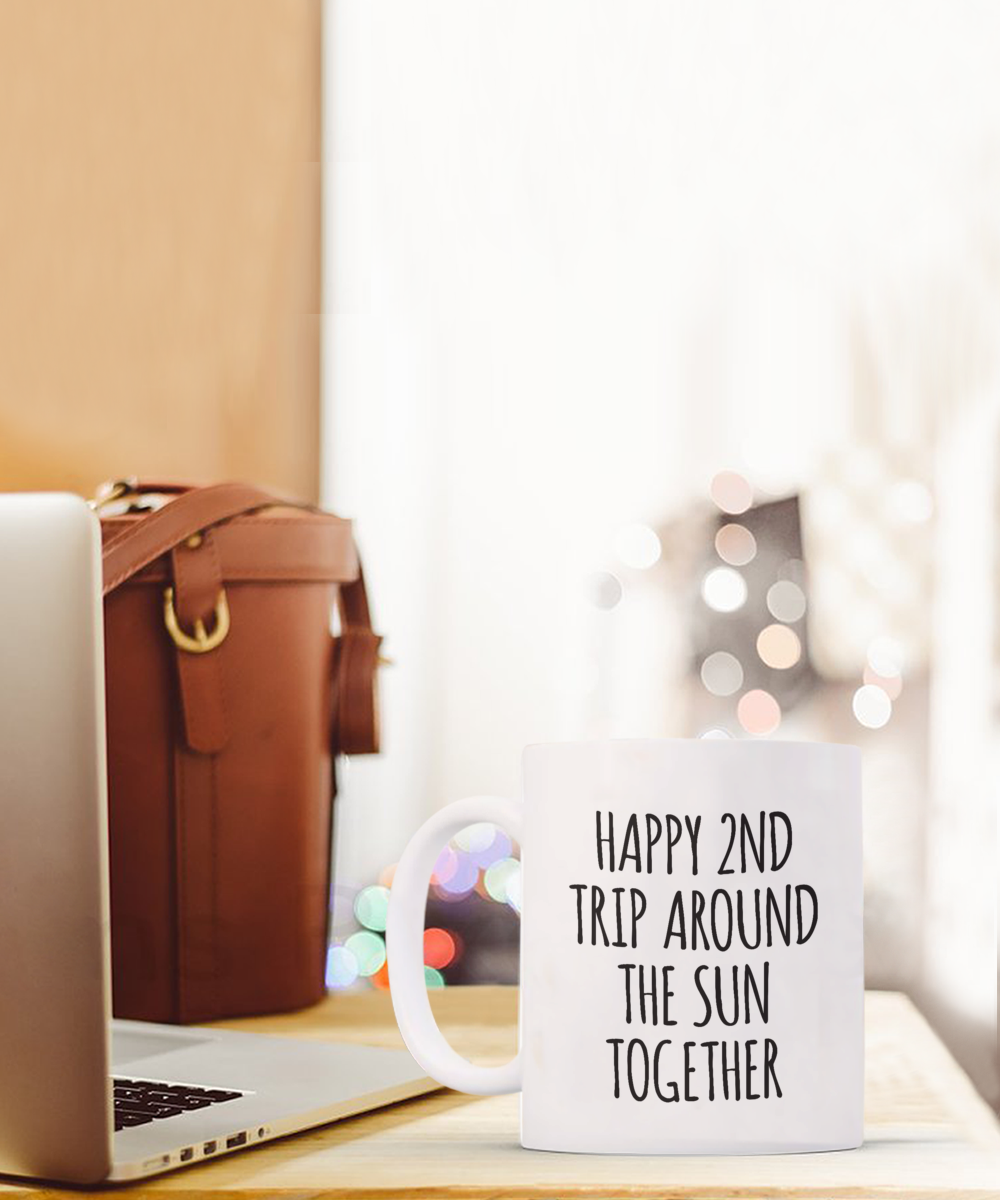 Happy 2nd Trip Around the Sun Together Mug