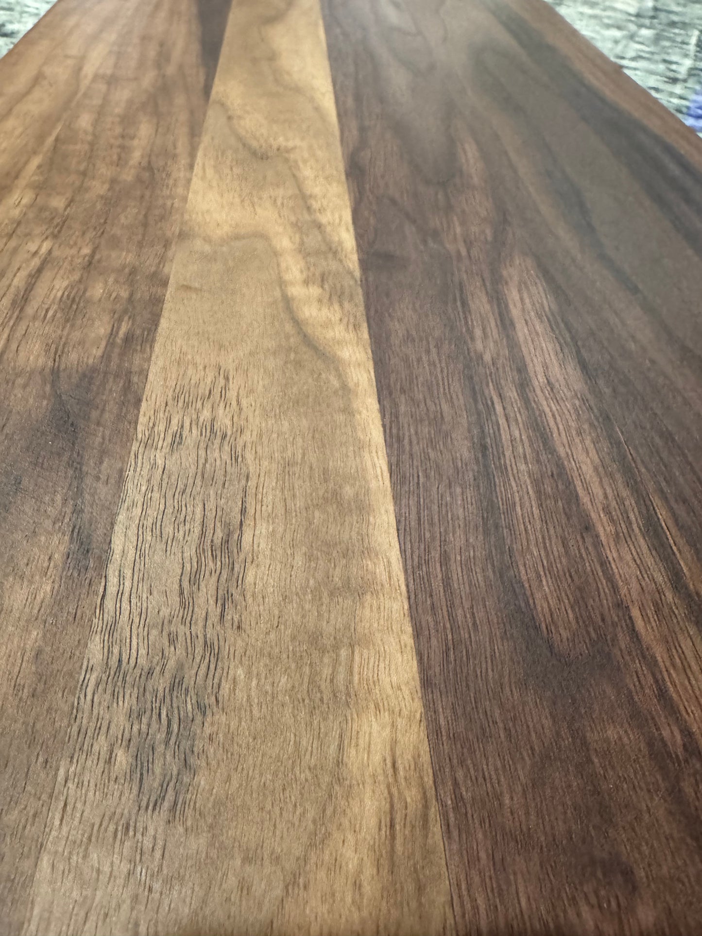 Handmade Black Walnut Charcuterie Board with Custom Wall Hanger