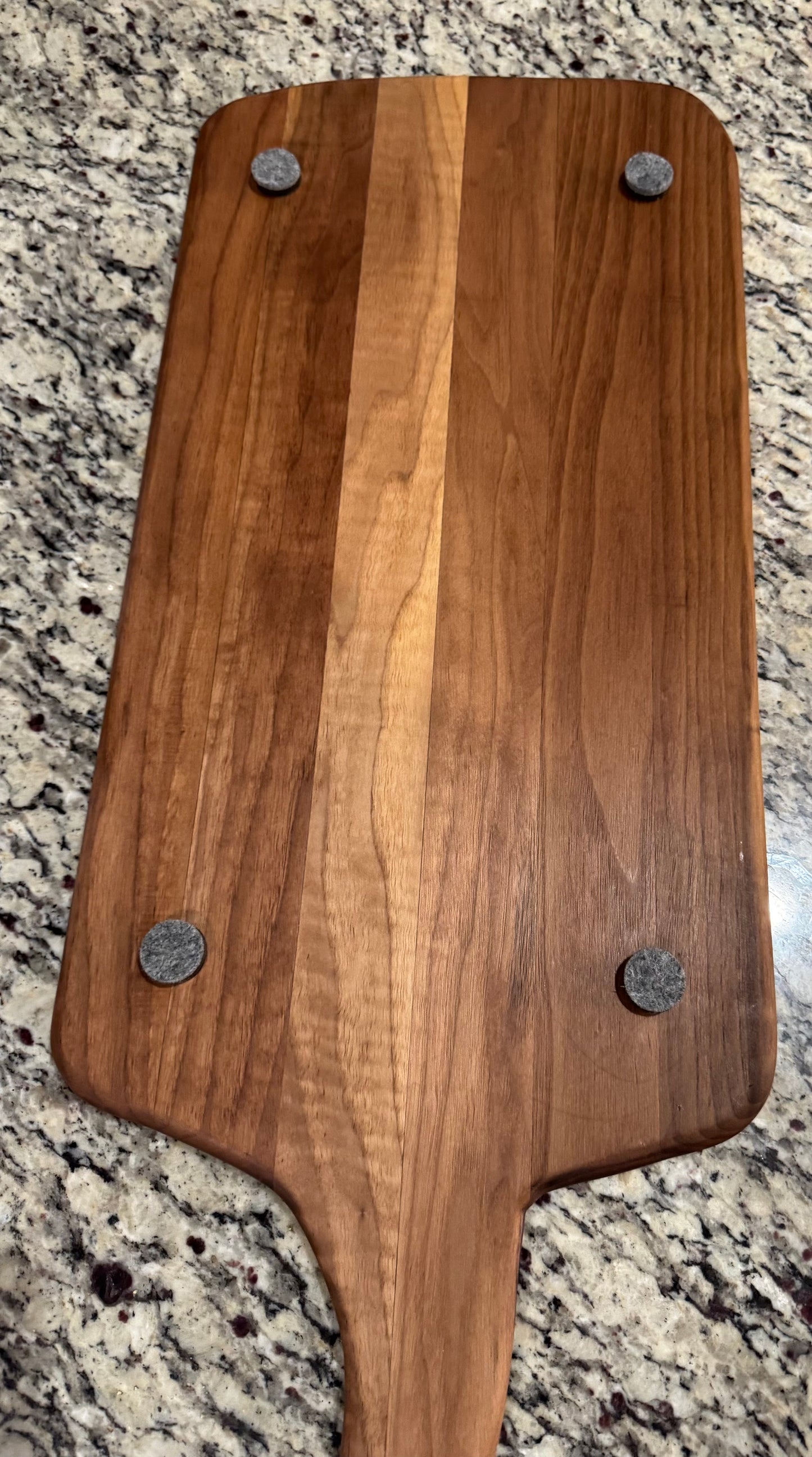 Handmade Black Walnut Charcuterie Board with Custom Wall Hanger